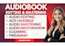 edit, master your audiobook to acx and audible requirement